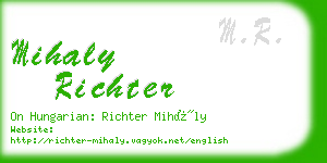 mihaly richter business card